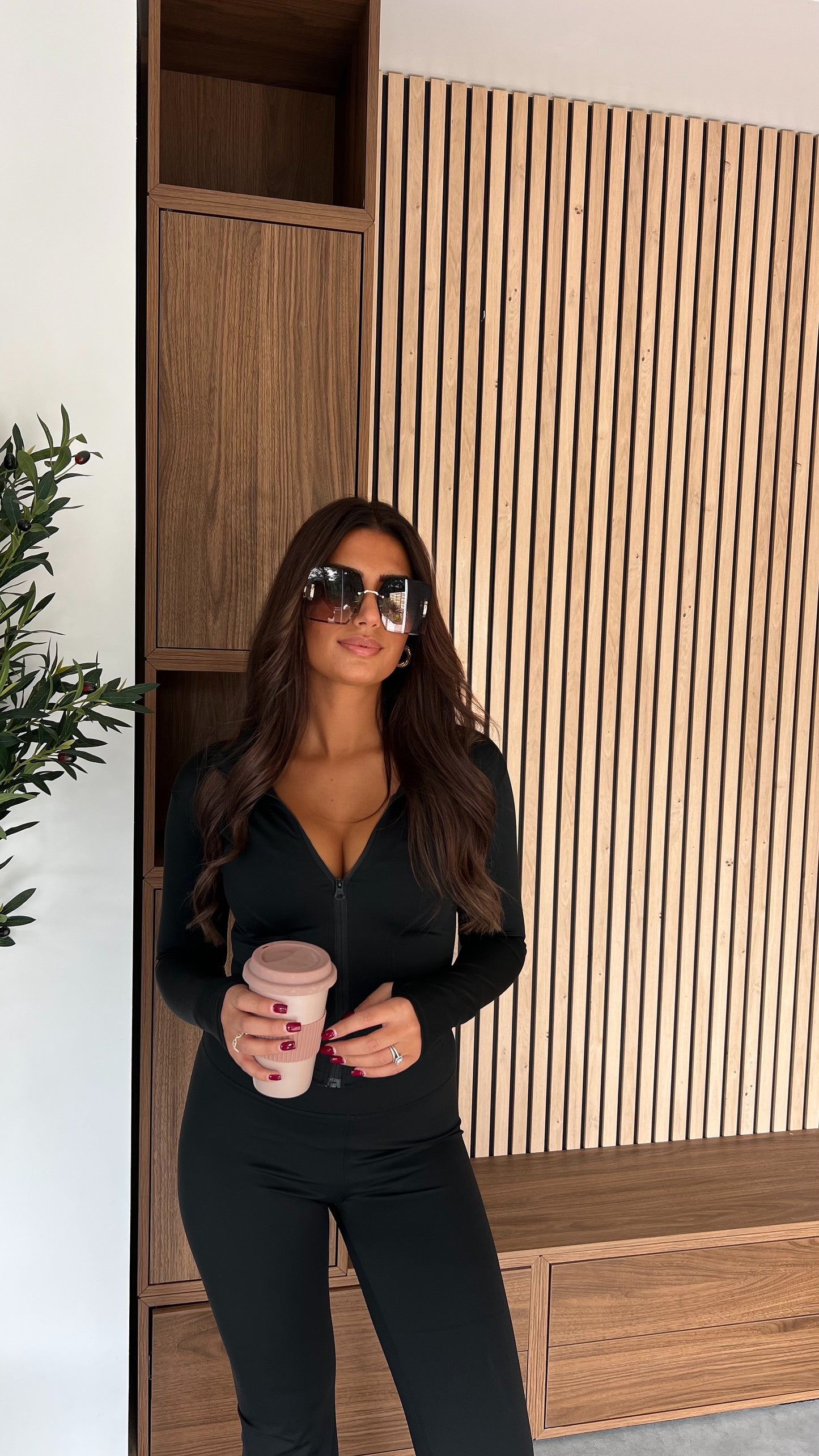 Ensemble de sport gainant - noir