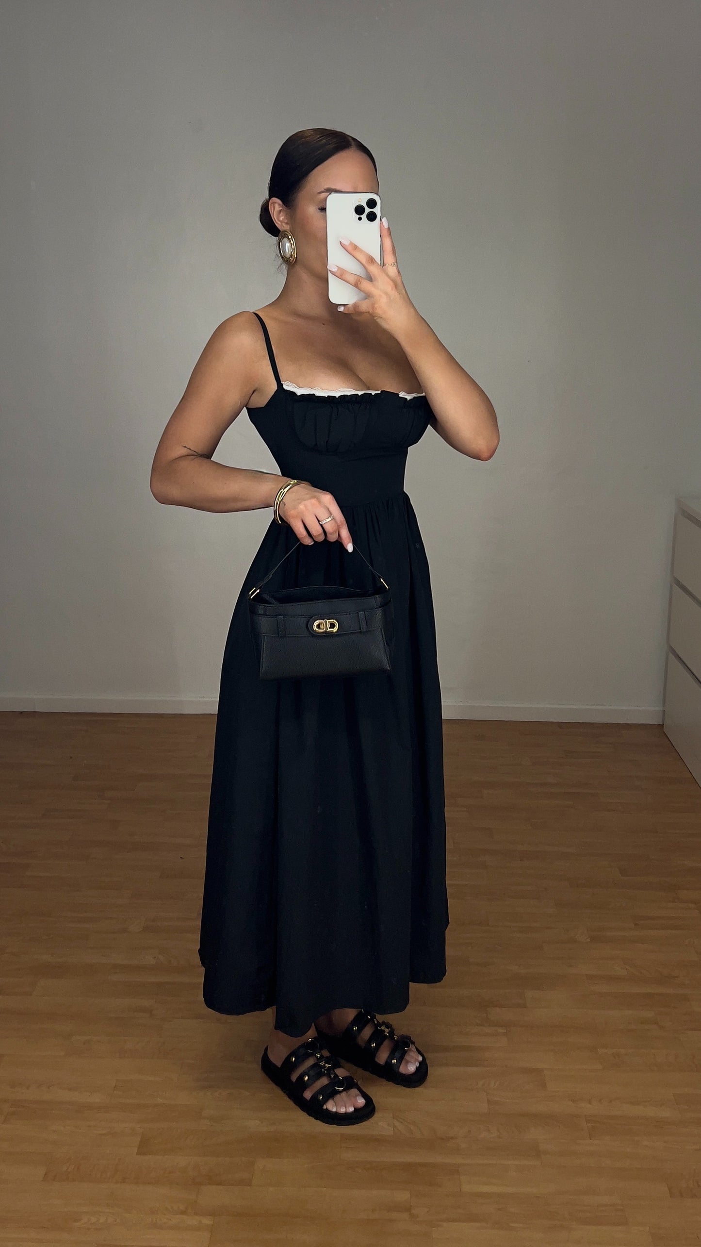 Robe corset - noire