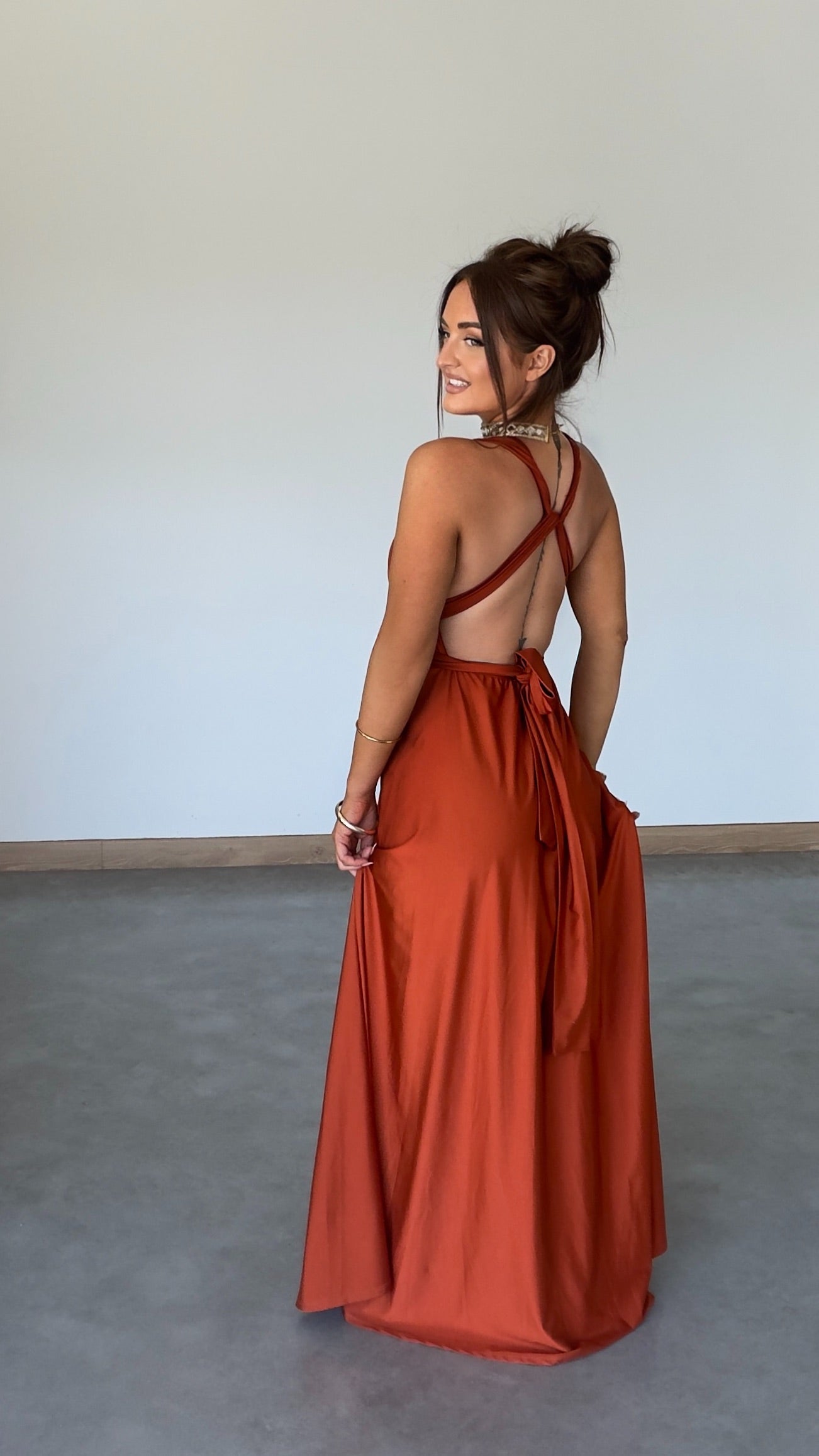 Robe modulable - terracotta