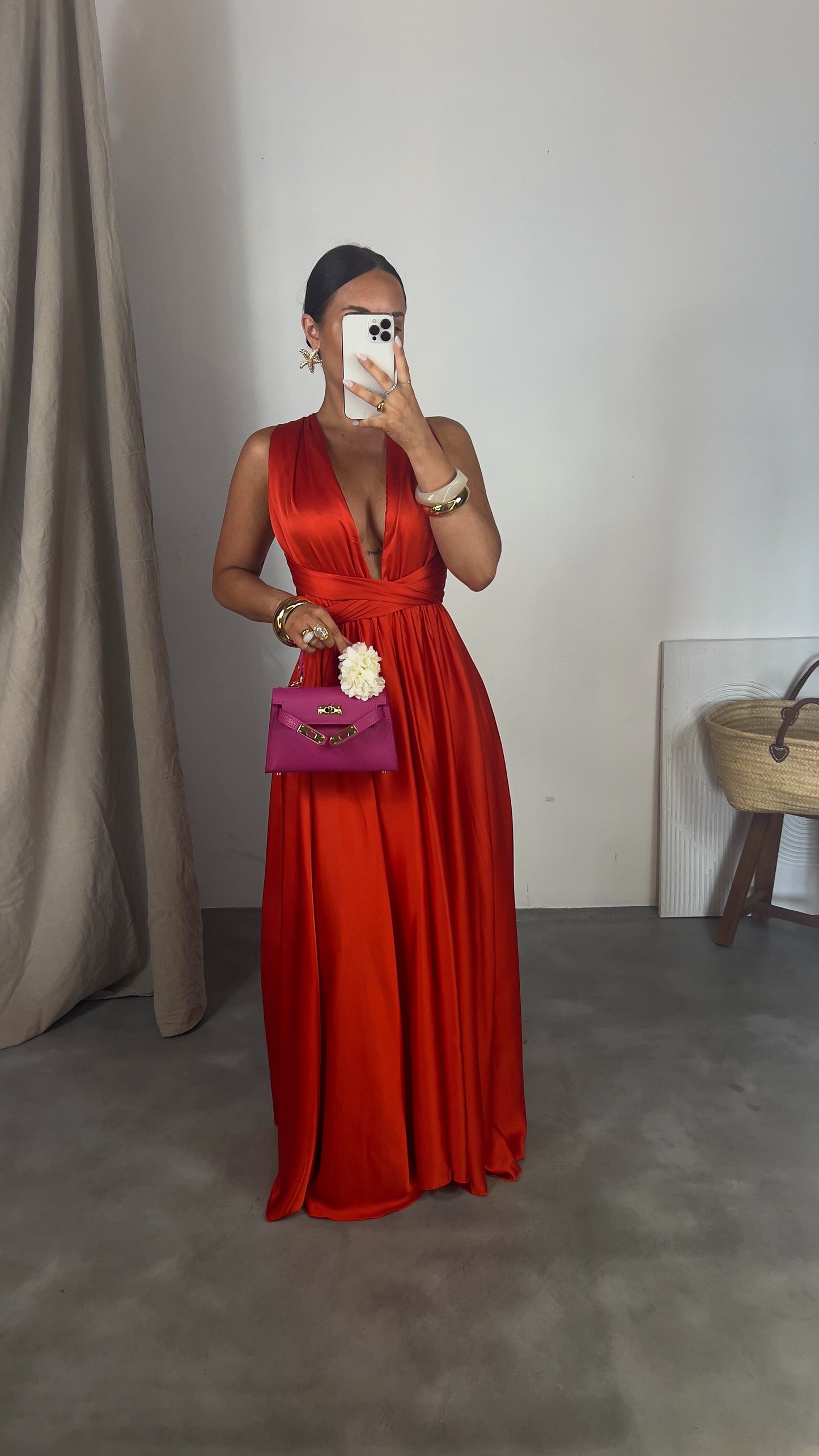Robe modulable - orange Ibiza