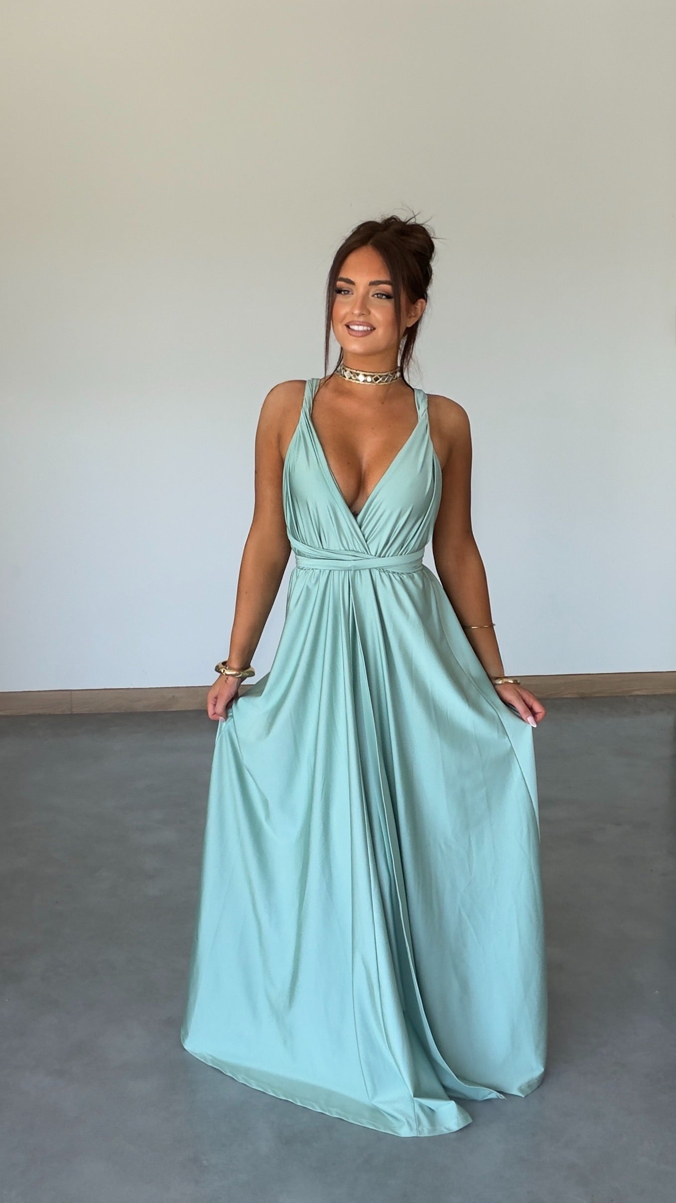 PRECOMMANDES Robe modulable - vert sauge (livraison dans 2 semaines)