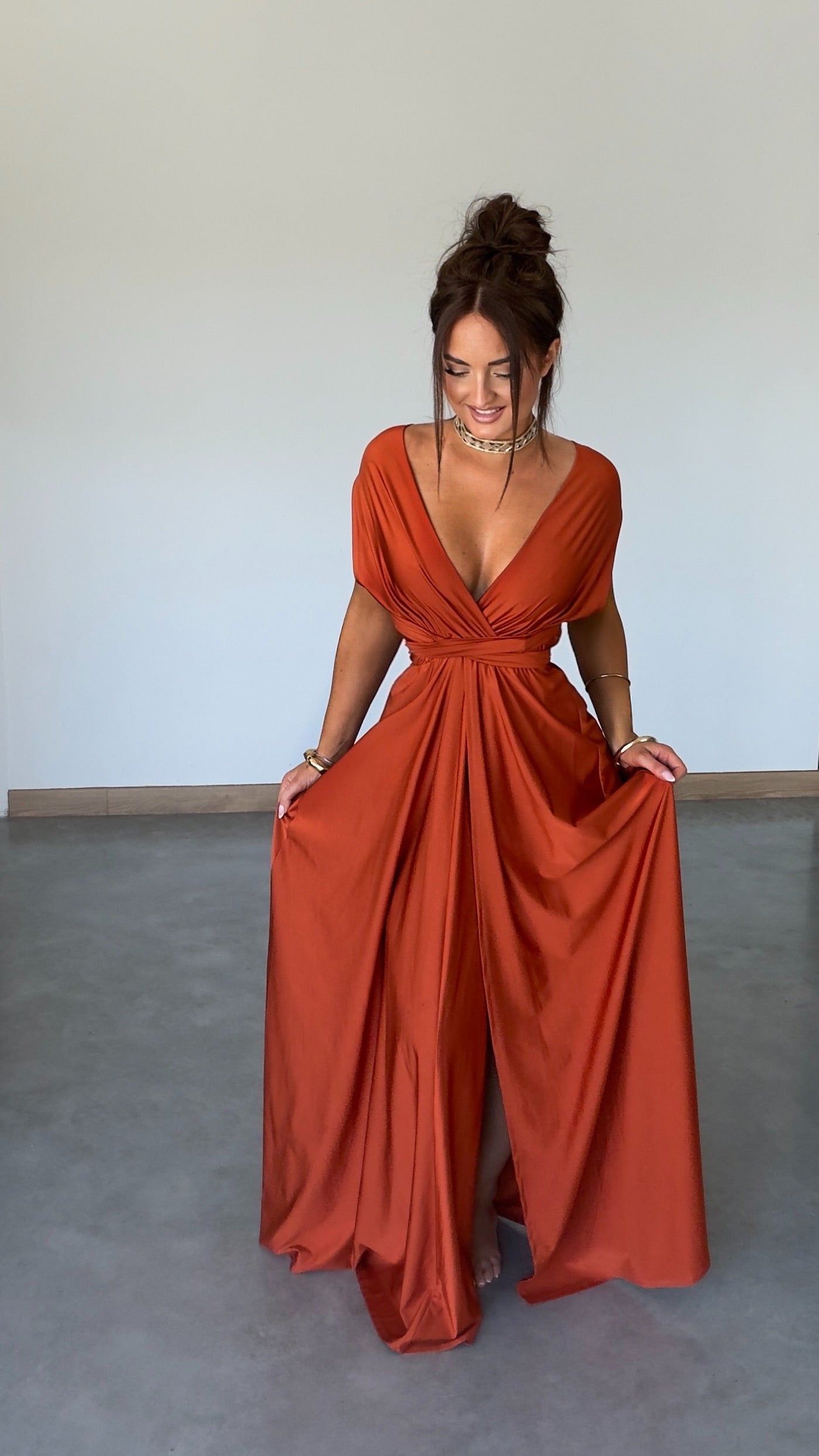 Robe modulable - terracotta
