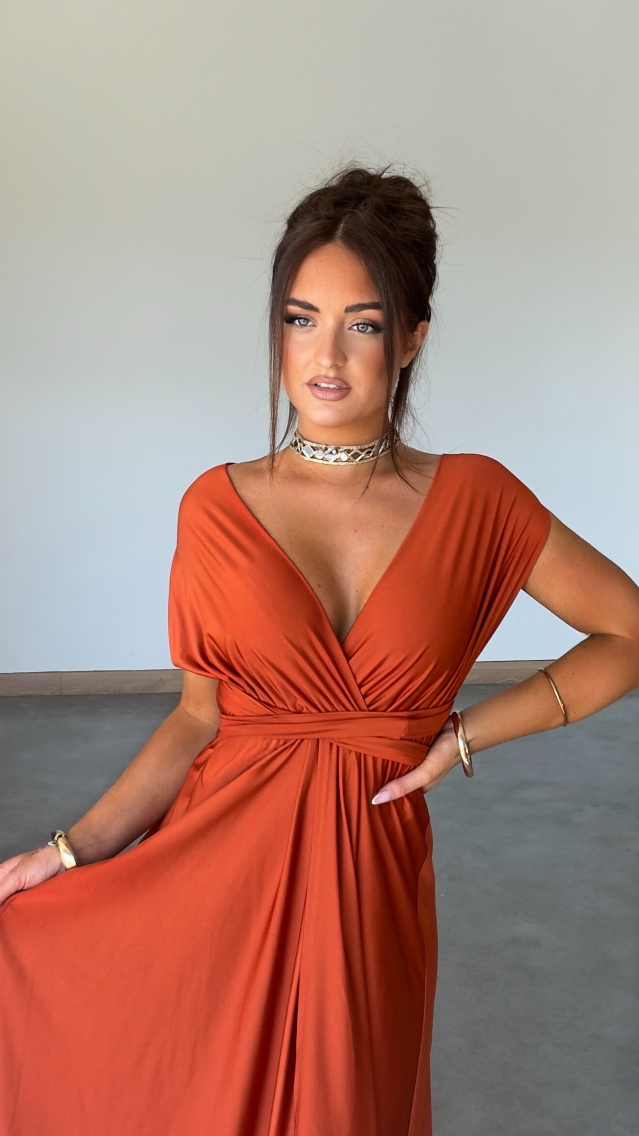 Robe modulable - terracotta