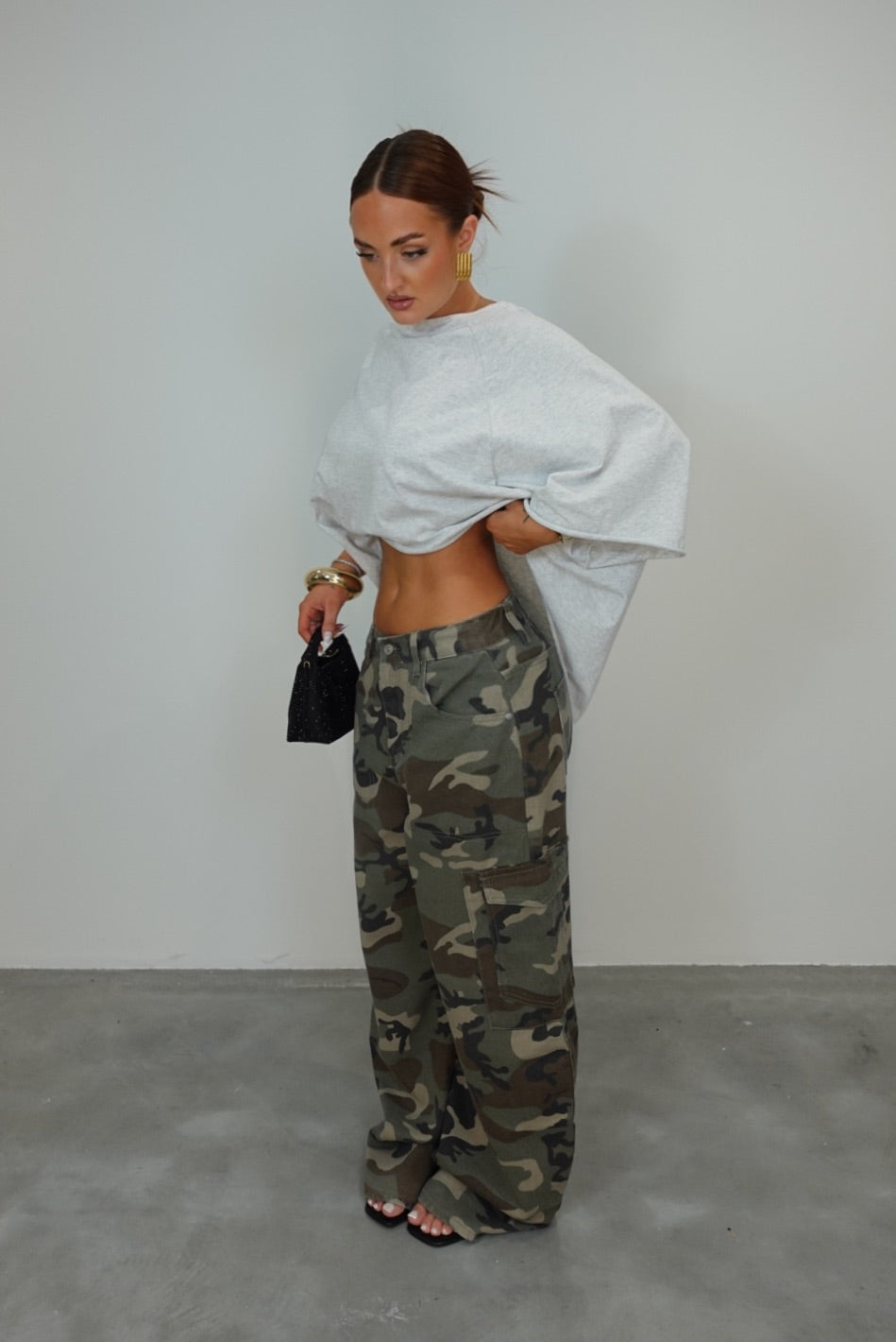 Jean baggy - militaire