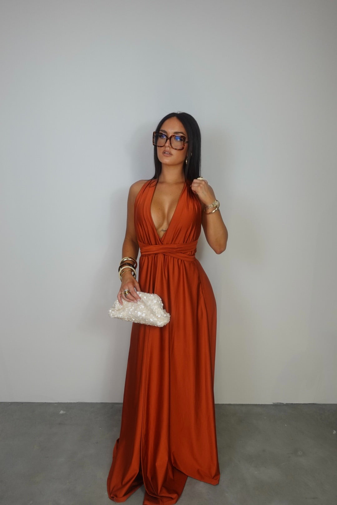 Robe modulable - terracotta