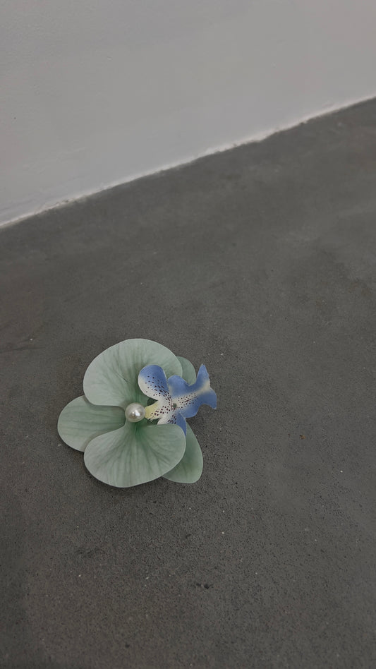 Pince à fleurs - bleu