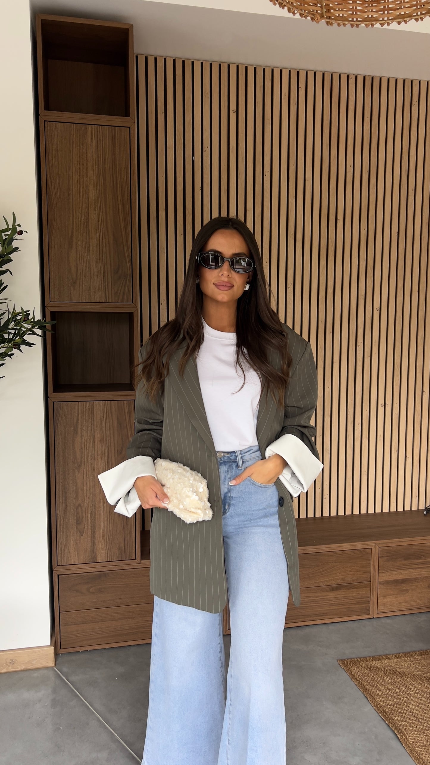 Blazer oversize - kaki