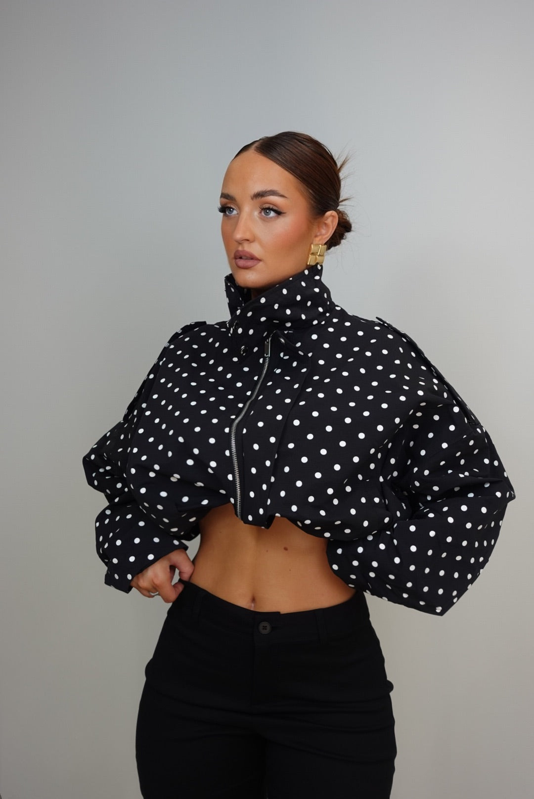 Veste bouffante - pois
