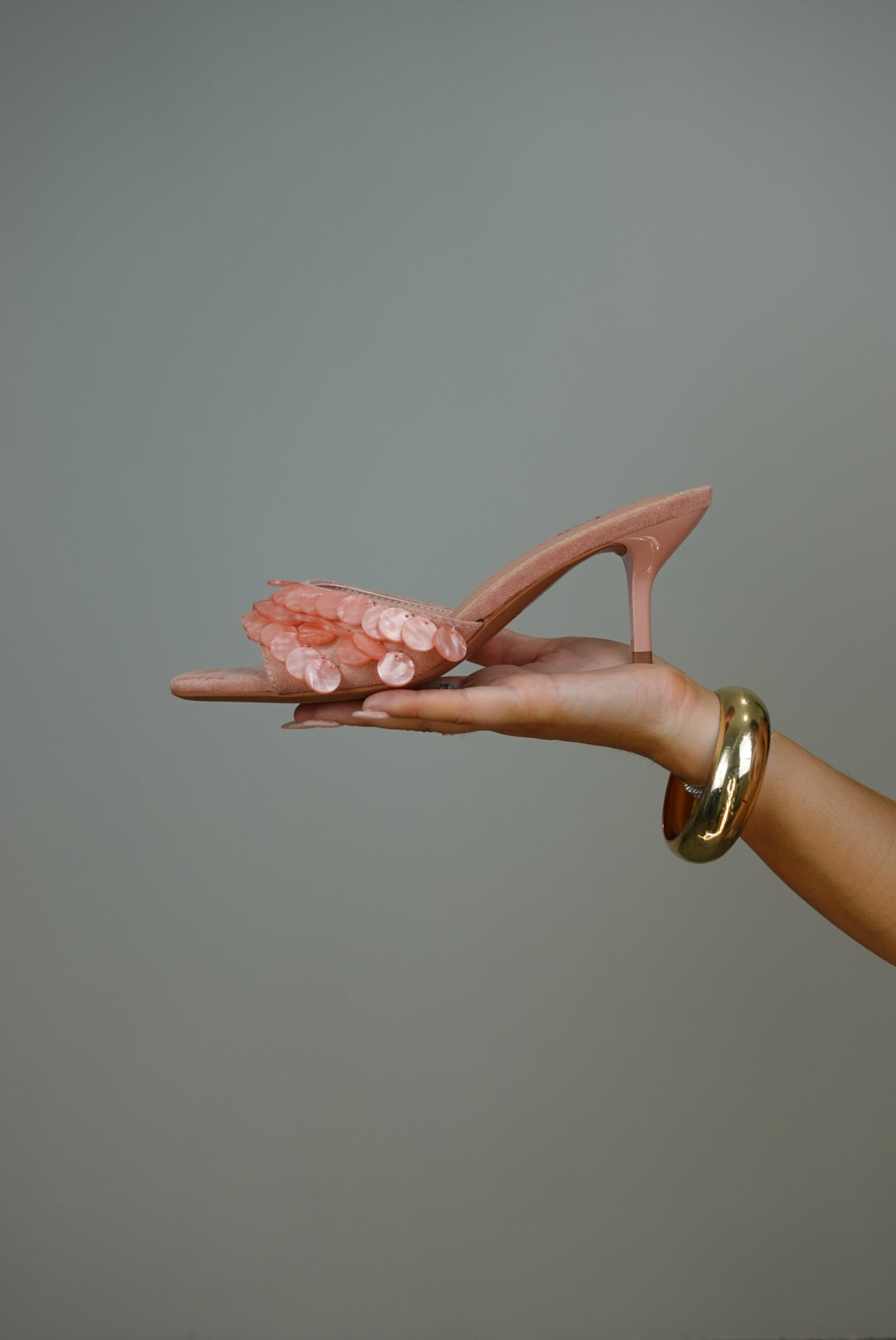 Talons à perles - roses