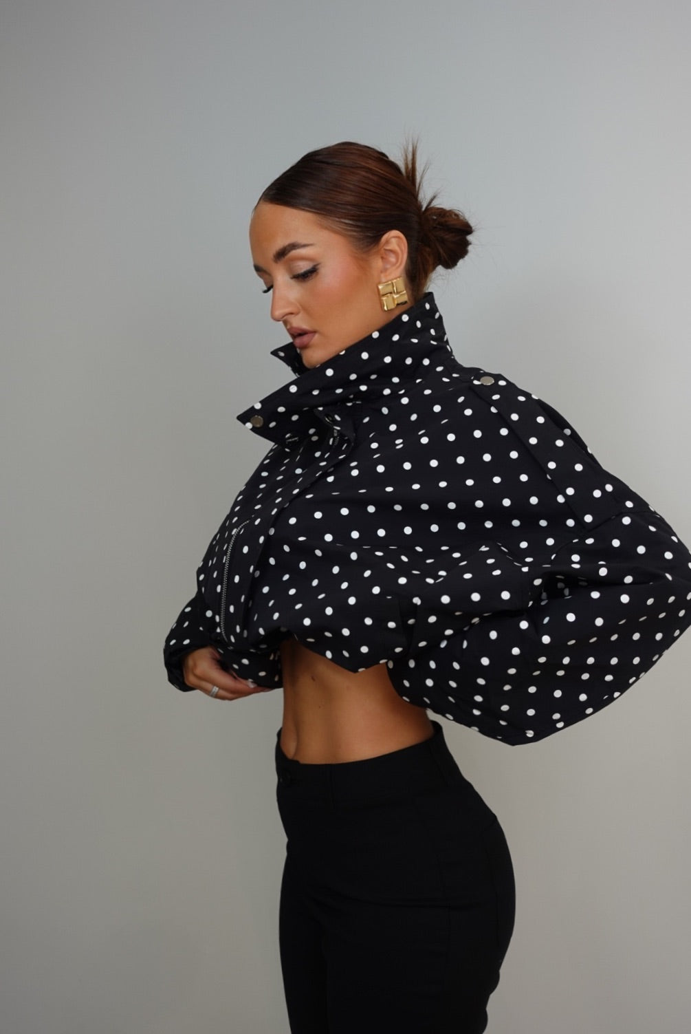 Veste bouffante - pois