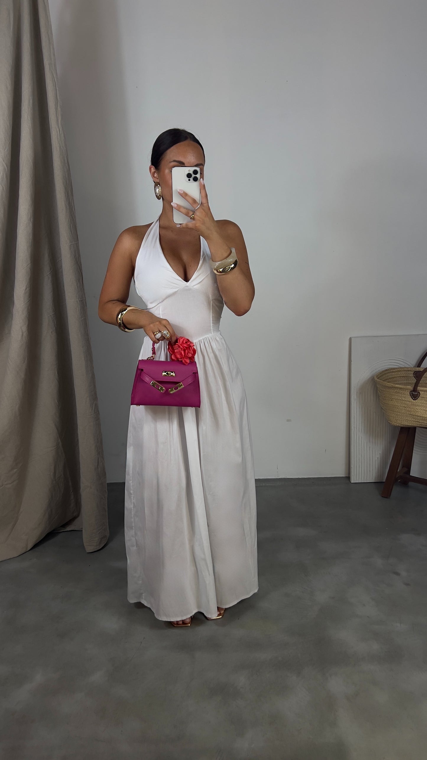 Robe corset PALMA - blanche