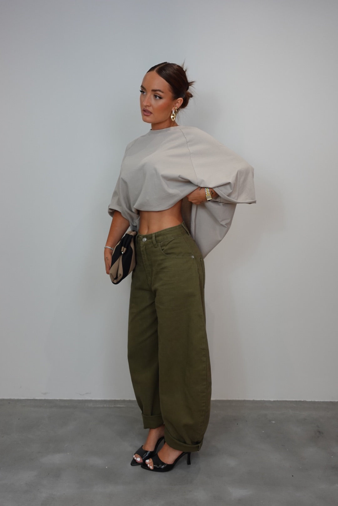 T-shirt loose - beige