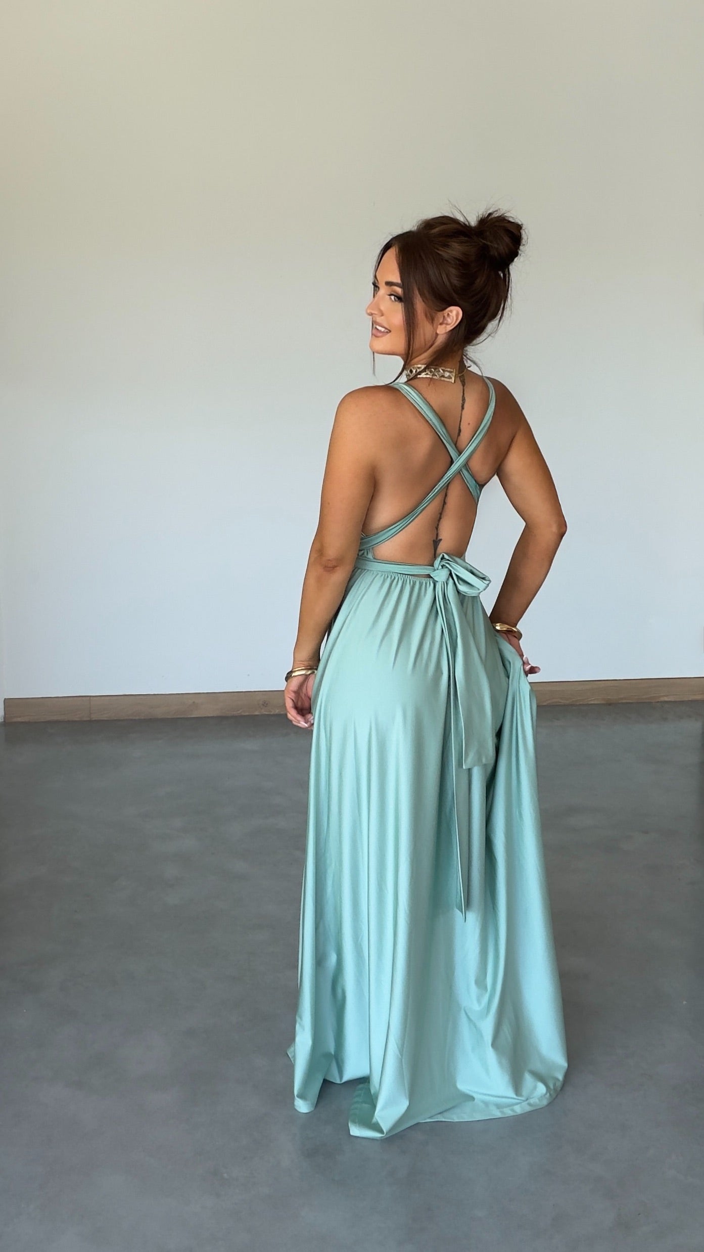 PRECOMMANDES Robe modulable - vert sauge (livraison dans 2 semaines)
