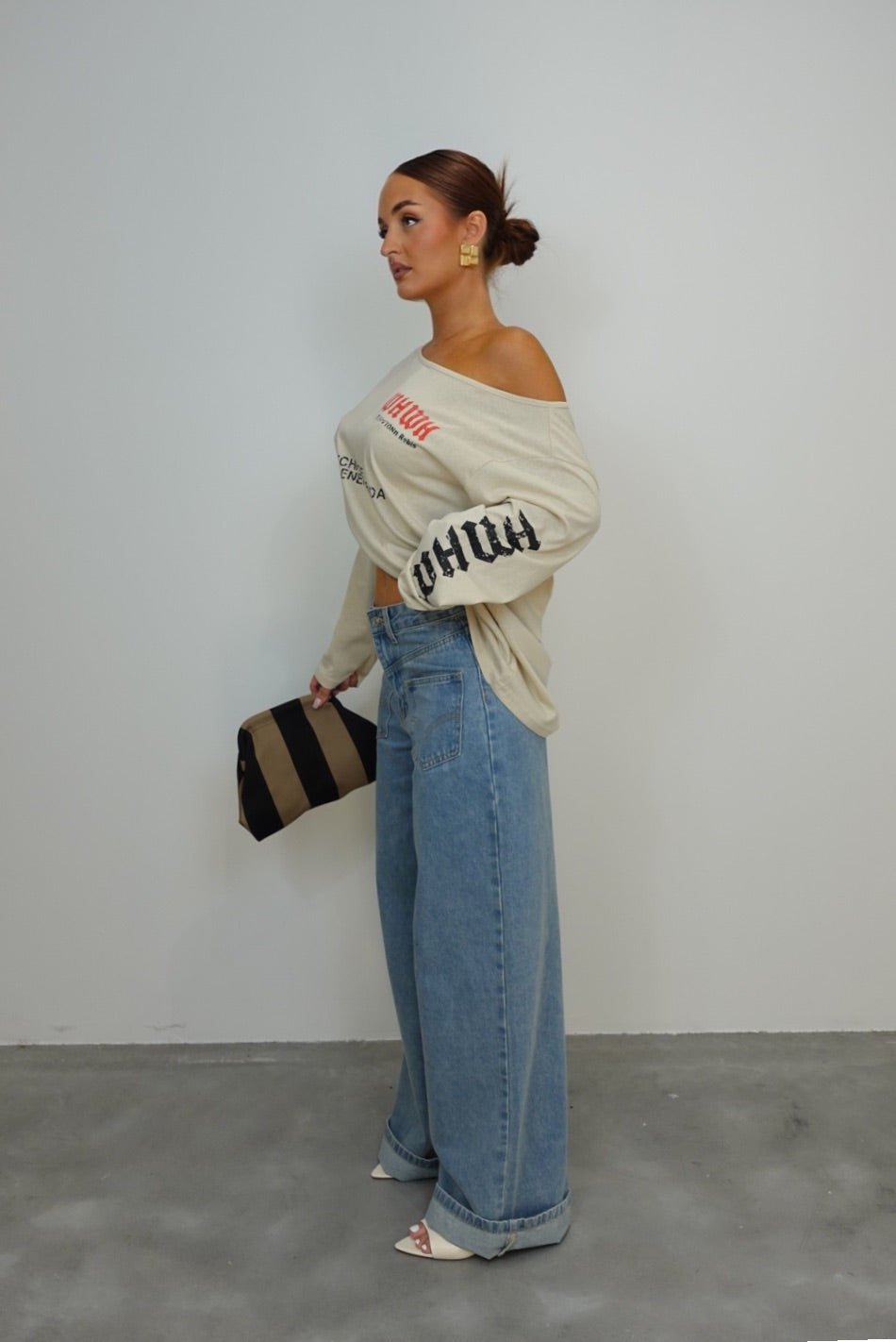 Jeans loose - clair