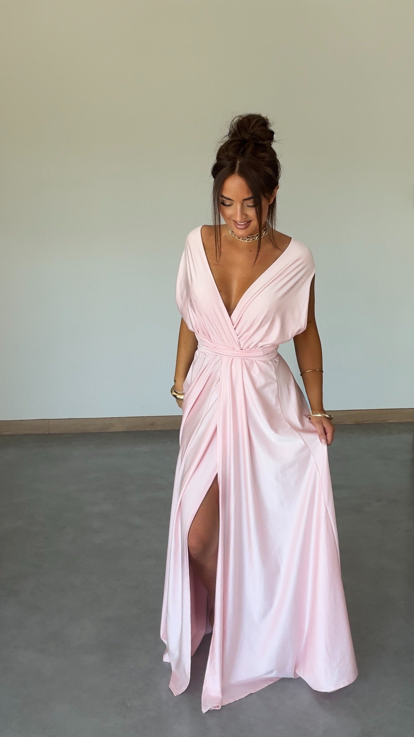 Robe modulable - rose poudré