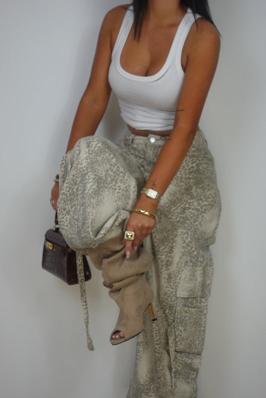 Bottes suedine ouvertes - beige