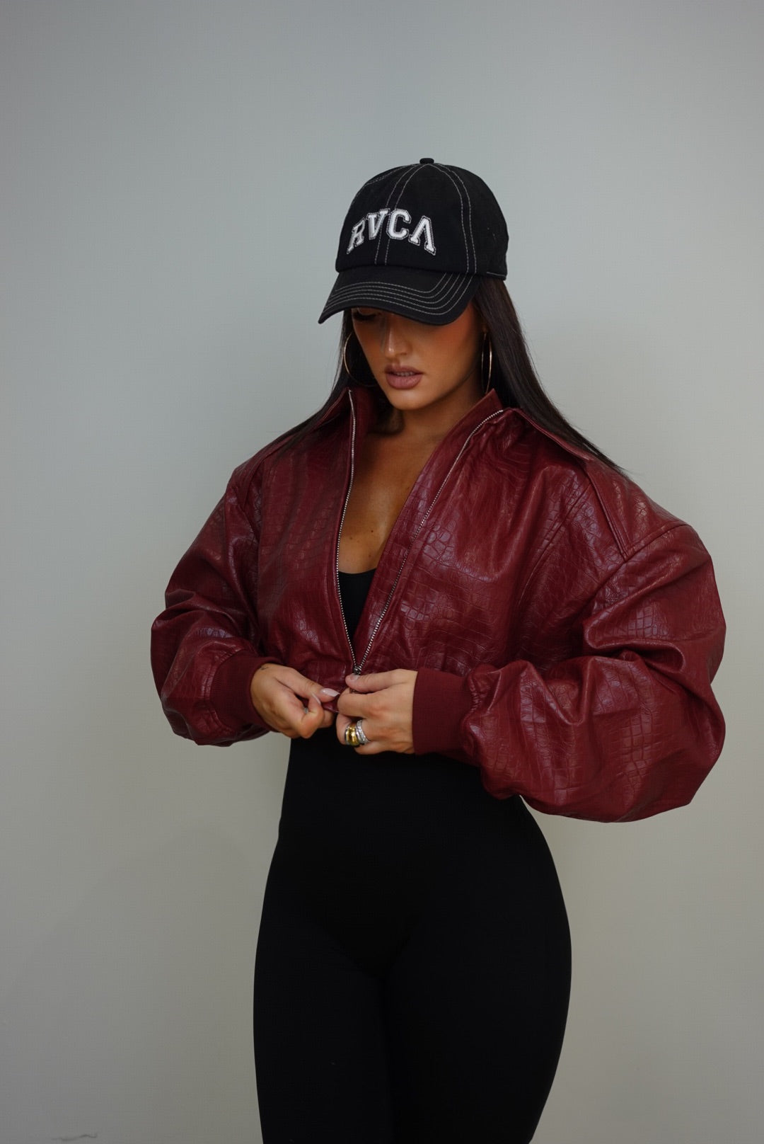 Bombers effet croco - bordeaux