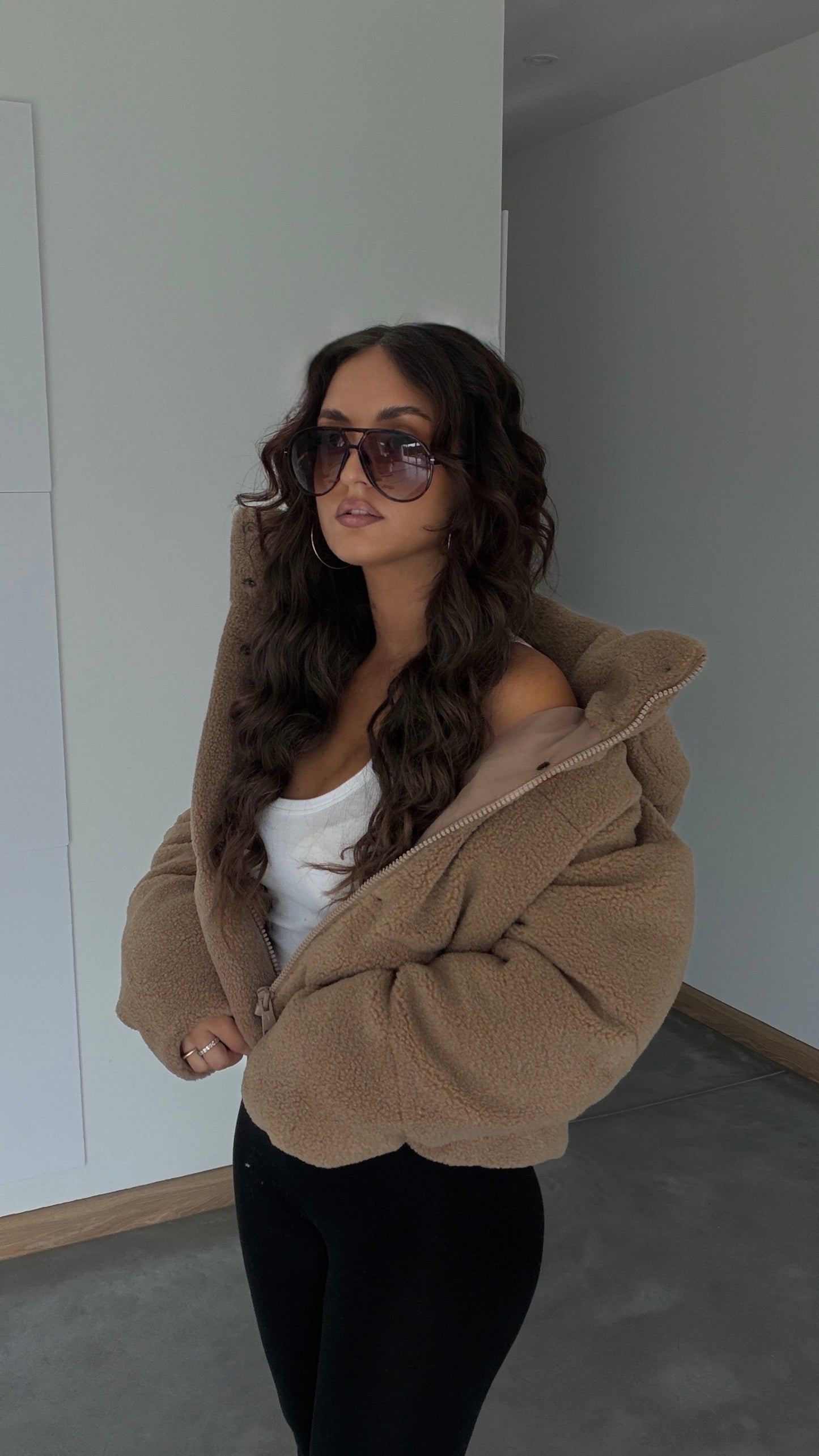 Moumoute courte - camel